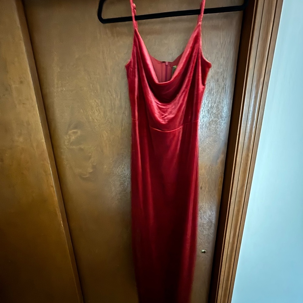 Taylor Rich Burgundy Dress